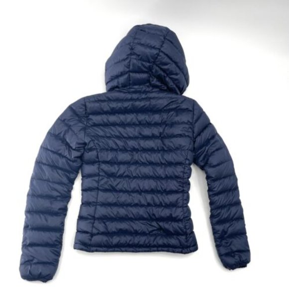 Aritzia TNA Botanie‎ Goose Down Packable Puffer Jacket Navy blue, size xxs - Picture 8 of 11